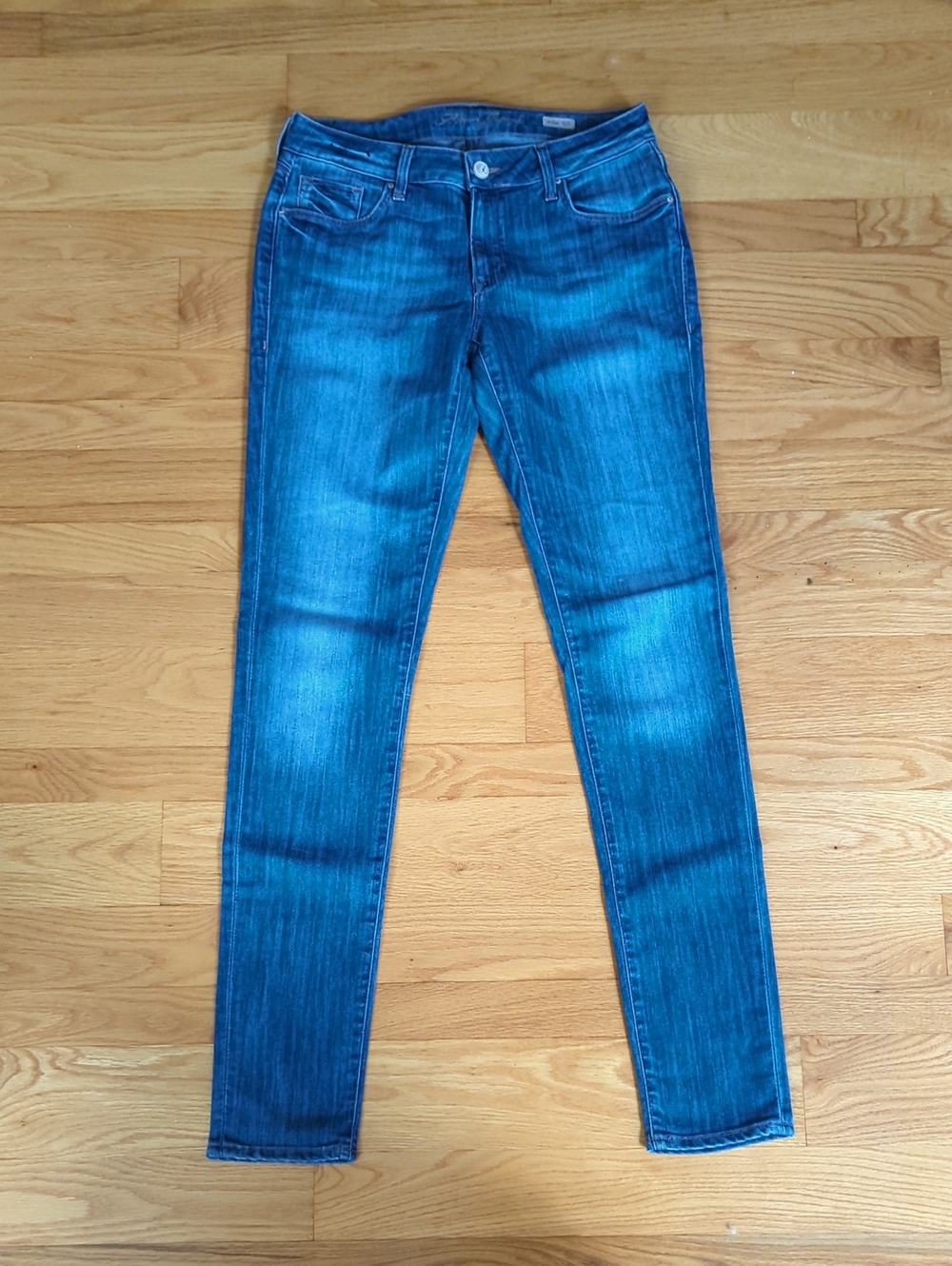 Mavi Women's Blue Skinny Jeans - Washed Indigo